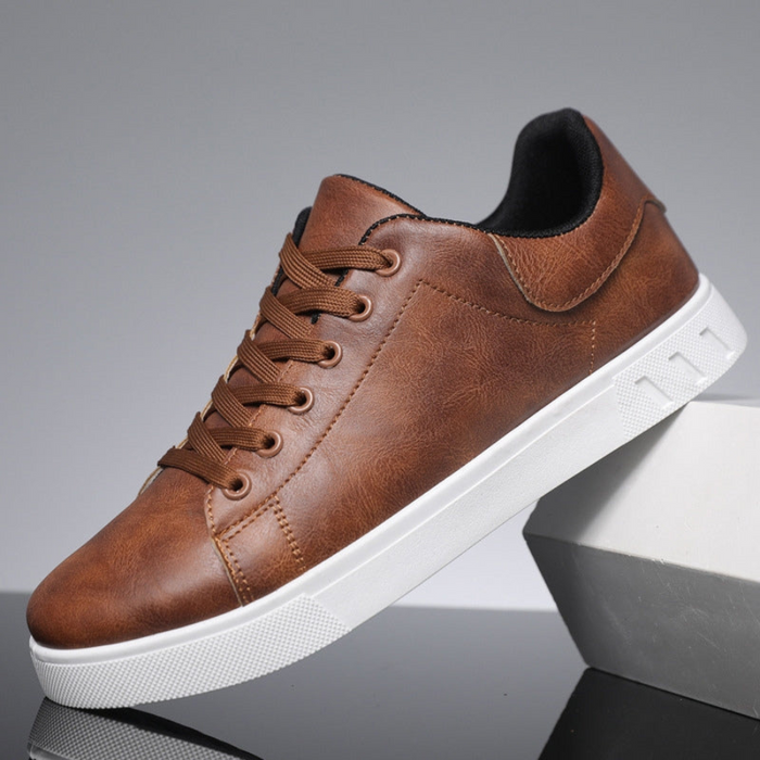 Men's leather shoes ergonomic sole