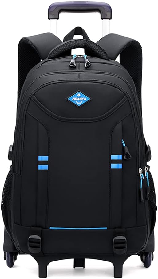 School backpack on wheels for boys – Convertible trolley backpack