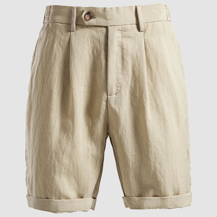 Men's shorts | Lyocell-blended, pleated front
