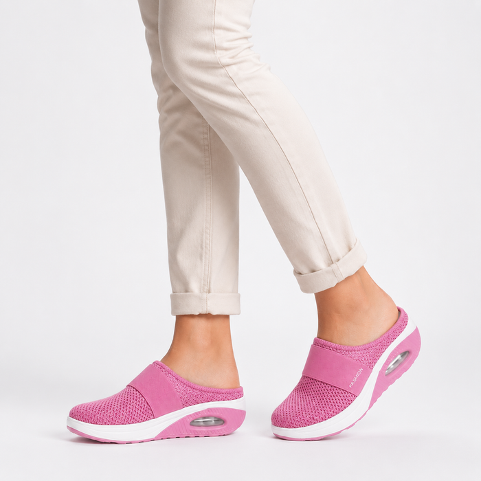 Women's orthopedic sandals with breathable mesh surface and arch support | Open summer sandals