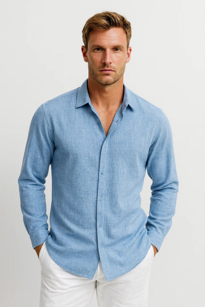 Men's Linen Clothes | Lightweight Breathable Casual Fit