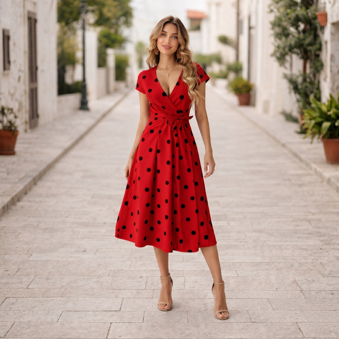 Polka Dot Dress | Stylish, Cheerful Style | Summer Fashion