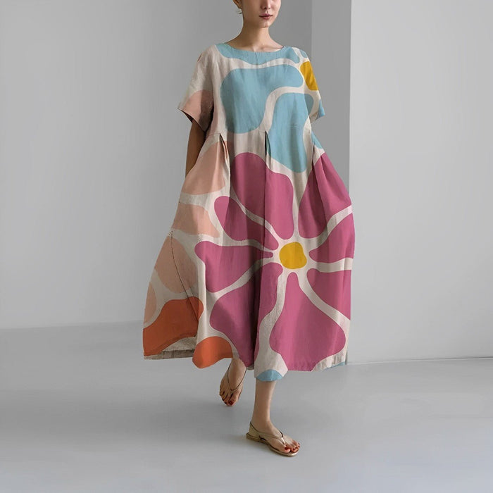 Dress printed loose fit Ronja