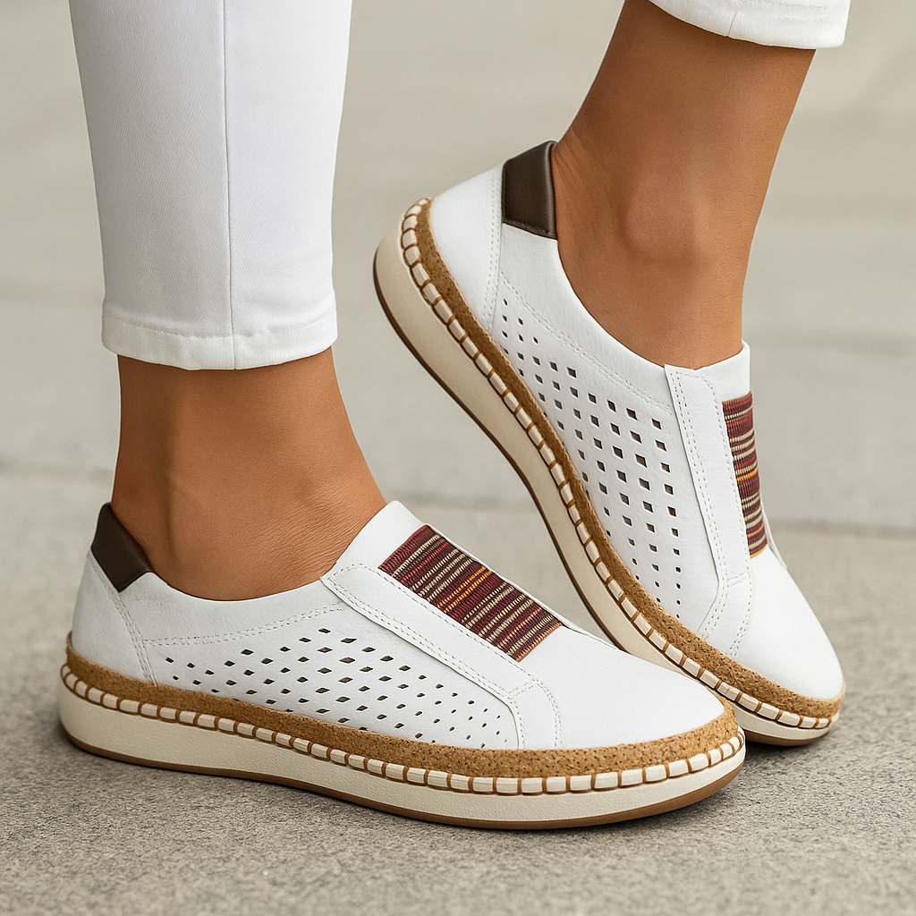 Women's Orthopedic Moccasins - Comfort - Modern Style - Supportive Sole - Padding