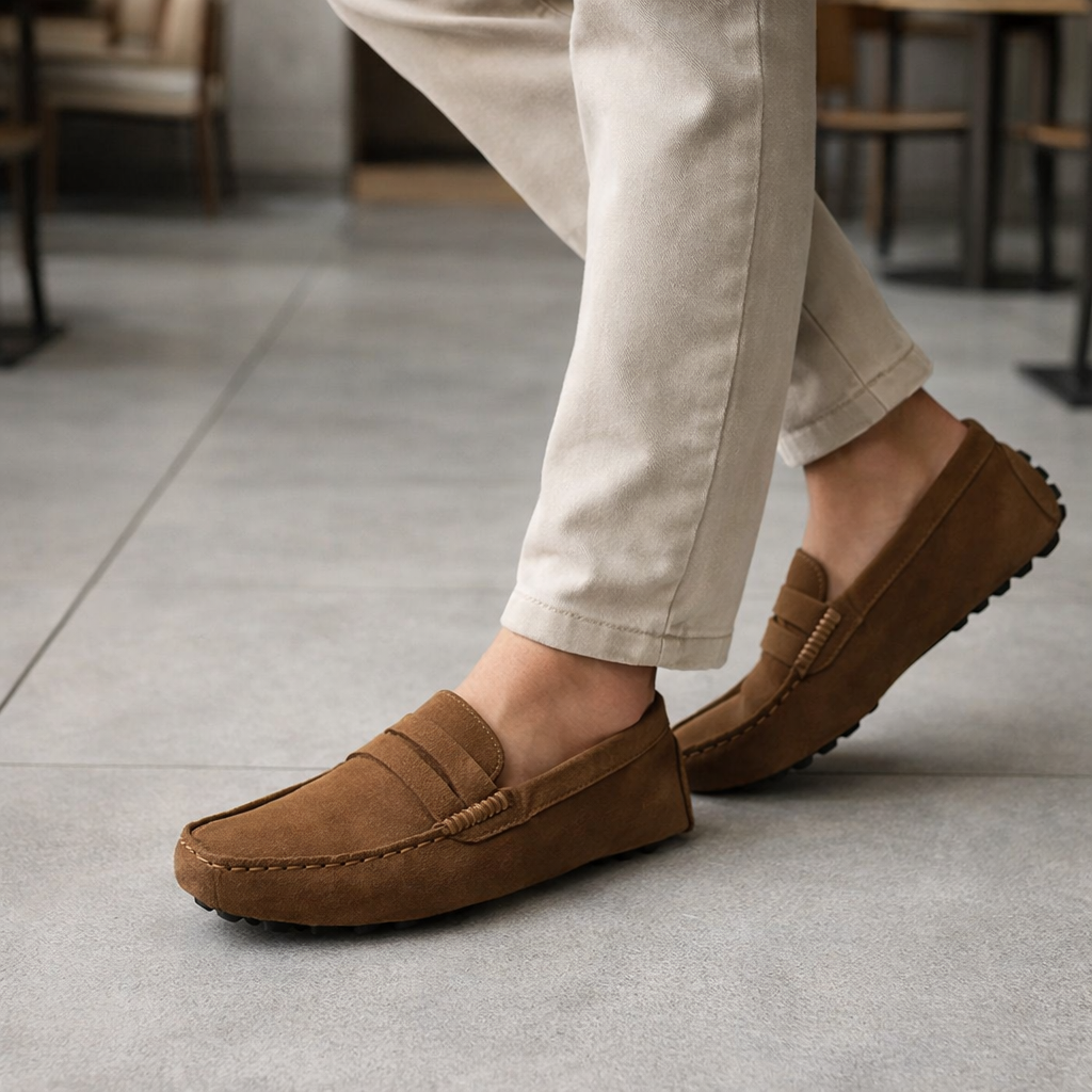 Men's Loafers Italian Style Leather Comfortable