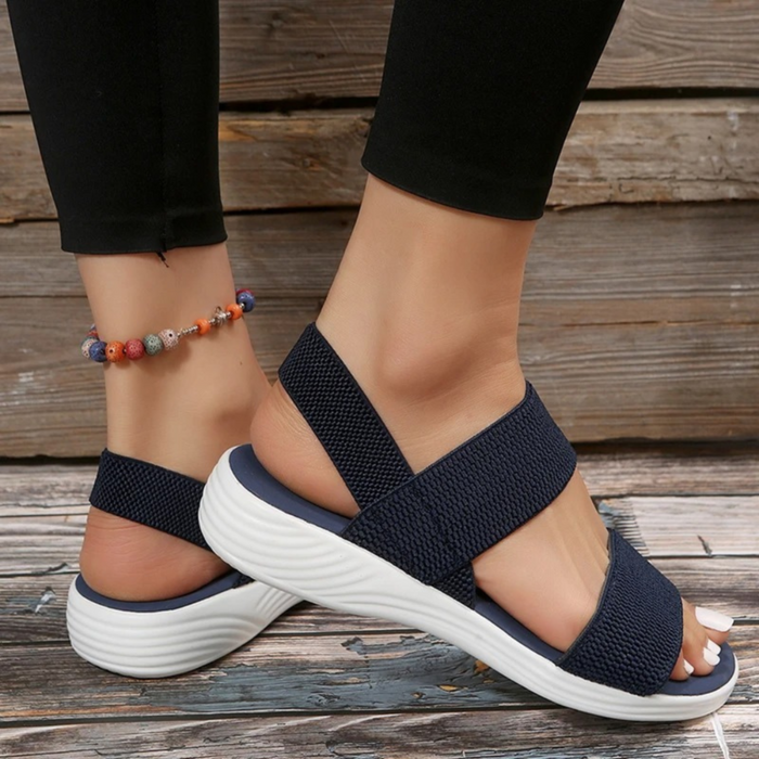 Women's walking sandals | Lightweight, elastic straps | Arch support