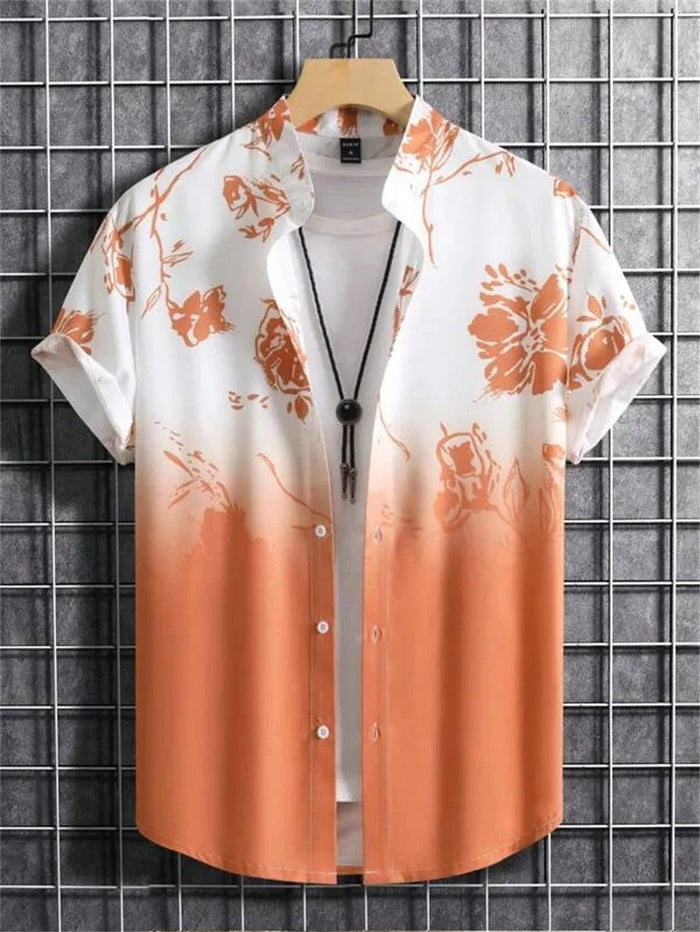 Men's Hawaiian Shirt | Short Sleeves, Tropical Print