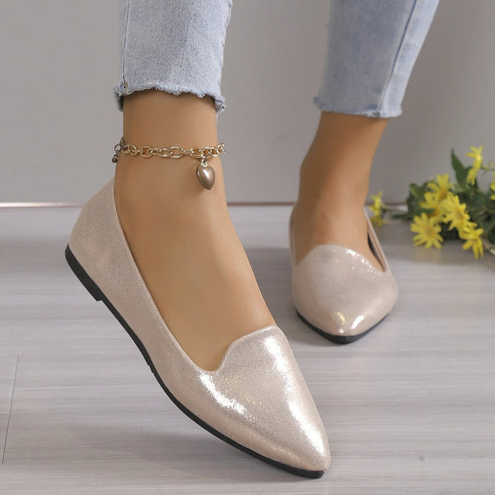 Women's ballet shoes | Pointed toe, flexible | Stylish comfortable shoes