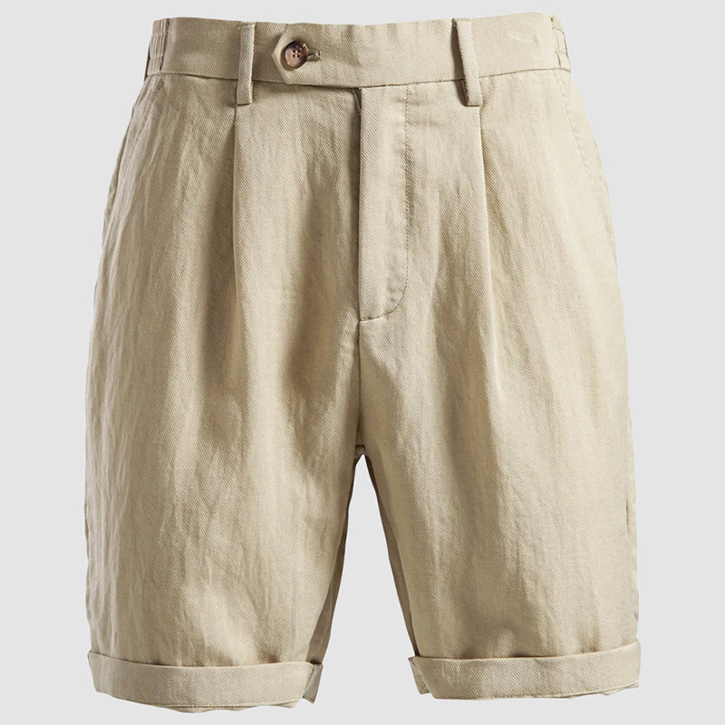 Men's shorts | Lyocell-blended, pleated front