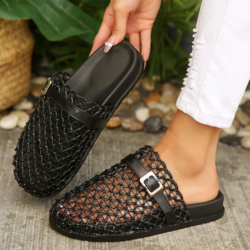 Women's Sandals | Woven Mesh, Buckle