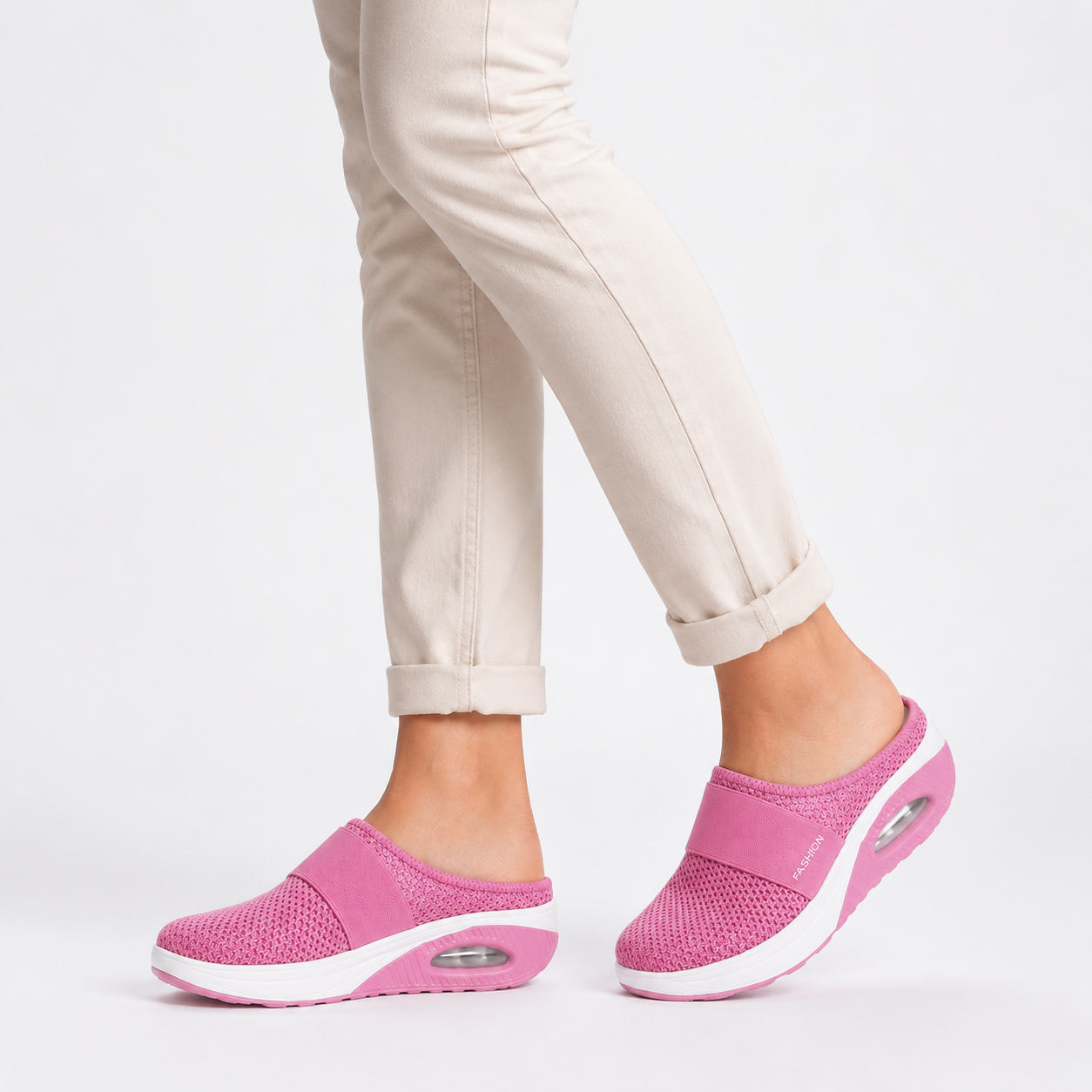 Women's orthopedic sandals with breathable mesh surface and arch support | Open summer sandals