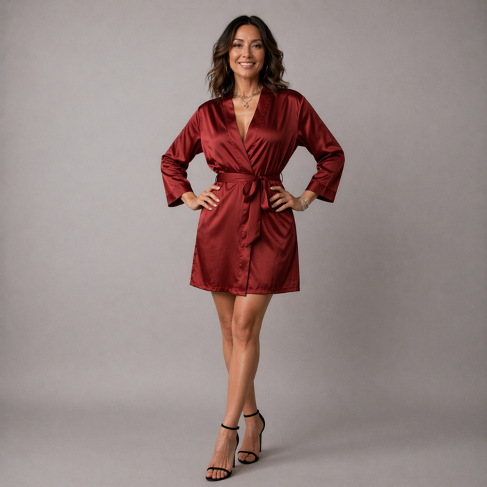 Silk blouse | Noémie | Soft fabric, ribbon tie