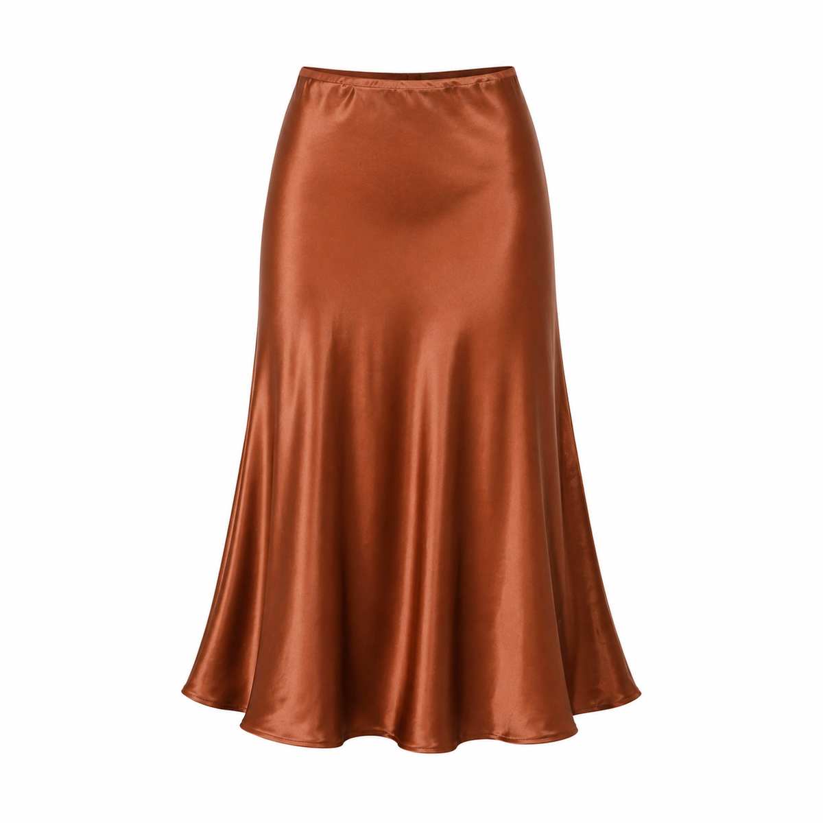 A-Line Satin Midi Skirt | Beautiful Fit | Luxury
