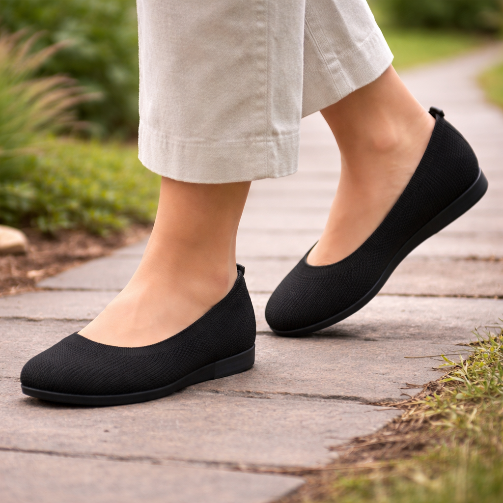 Women's ballet slippers | Minimalist style | Soft sole, comfortable fit