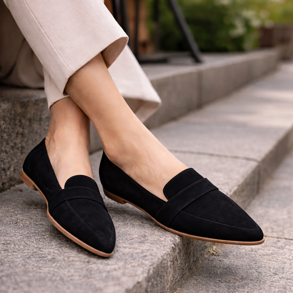 Women's ballet shoes | Pointed toe, elegant style | Slip-on comfort