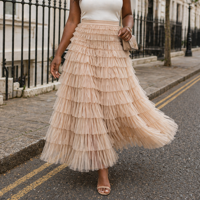 Maxi Skirt | Romantic Tulle | Elegant Design