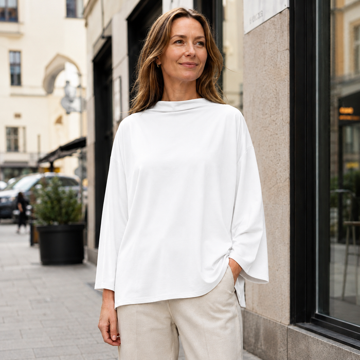 Women's casual blouse polyester short sleeves
