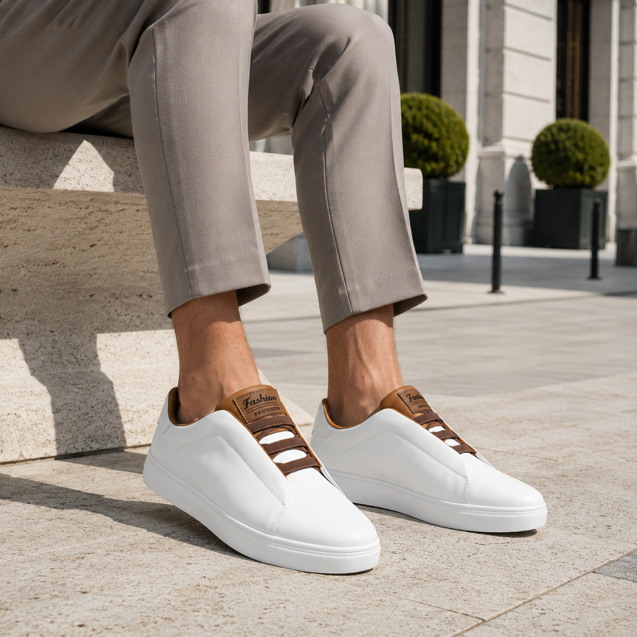 Men's classics leather shoes durable