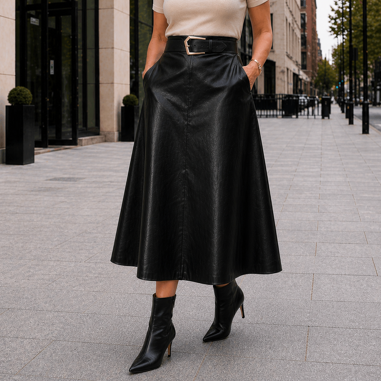 Maxi Skirt | Women's High Waist, Casual Wear | Regular Fit
