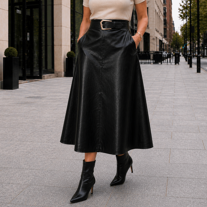 Maxi Skirt | Women's High Waist, Casual Wear | Regular Fit