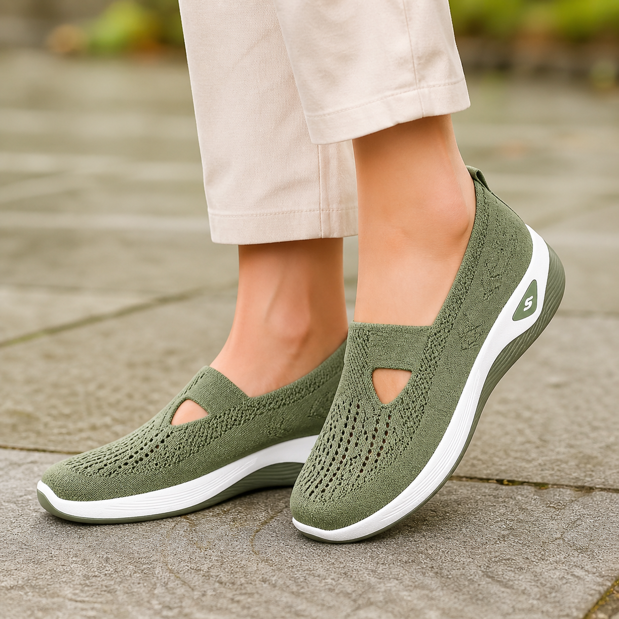 Orthopedic Shoes | Women's Comfortable Slip-on | Breathable and Lightweight