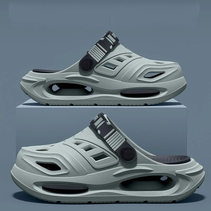 Men's Slippers | Cushioned Sole, Adjustable Strap