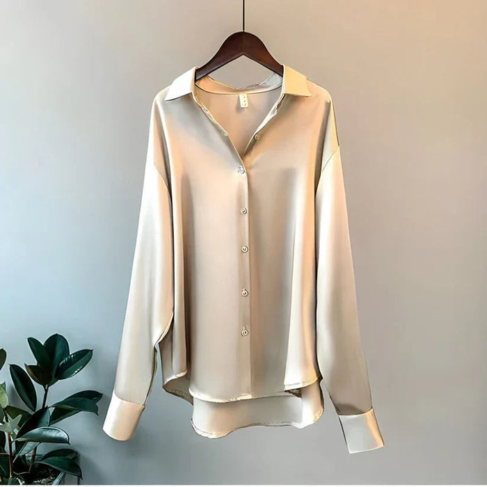 Silk Shirt | Women's, Long Sleeved | Soft, Elegant
