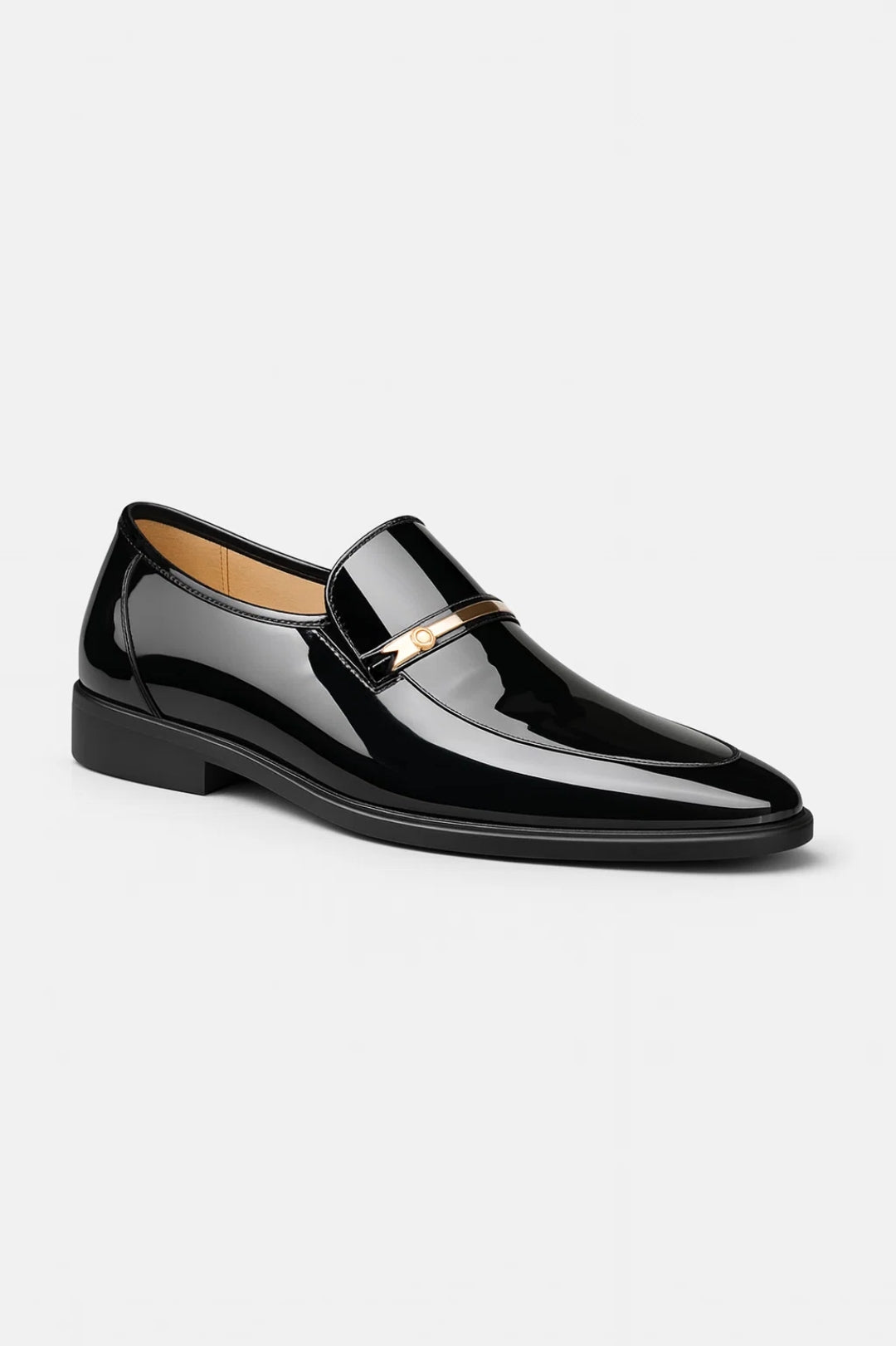 Men's Loafers | Patent Leather, Metal Decoration | Dress and Formal Shoes