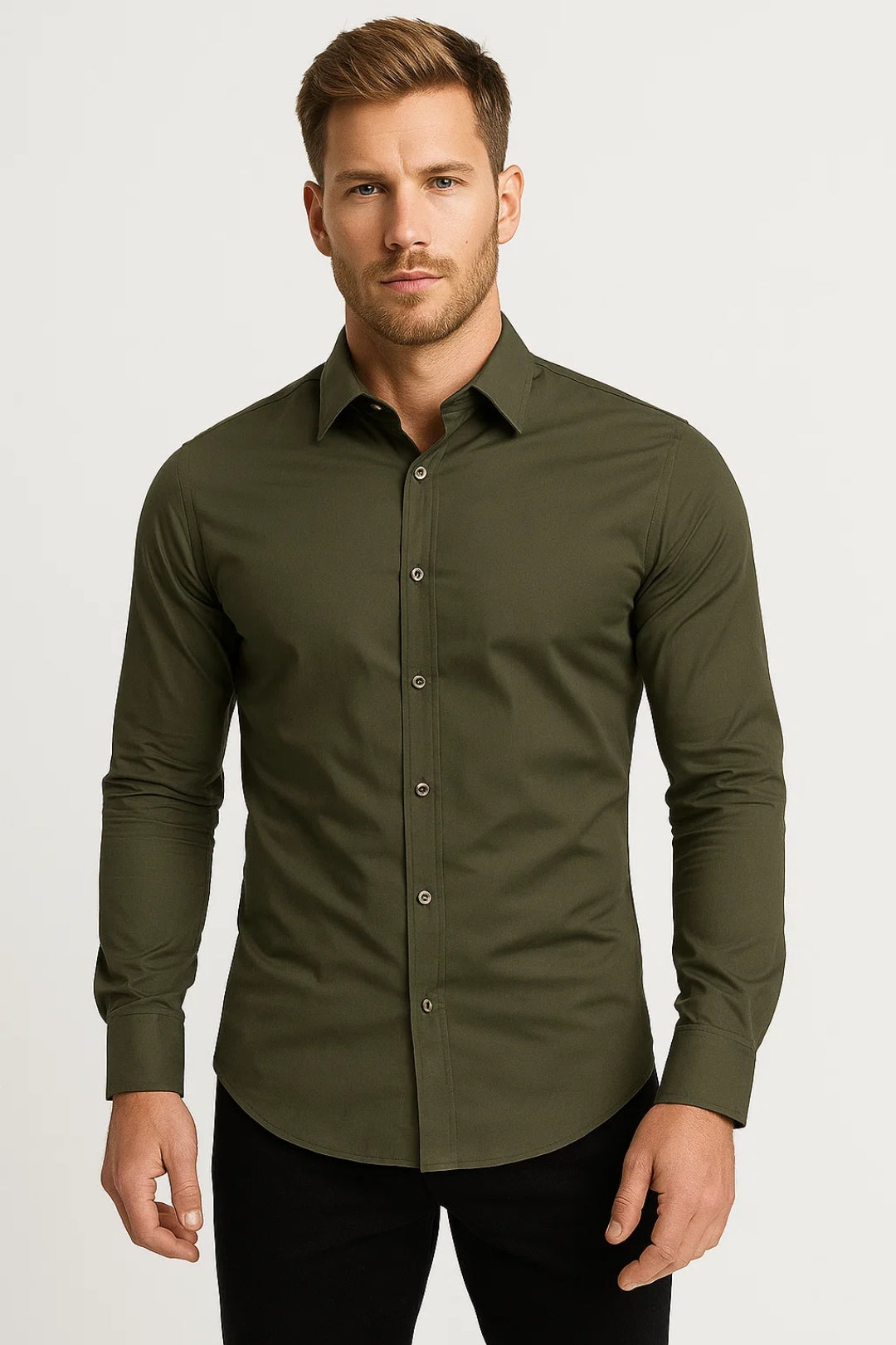 Men's Shirt | Long Sleeves, Slim Fit