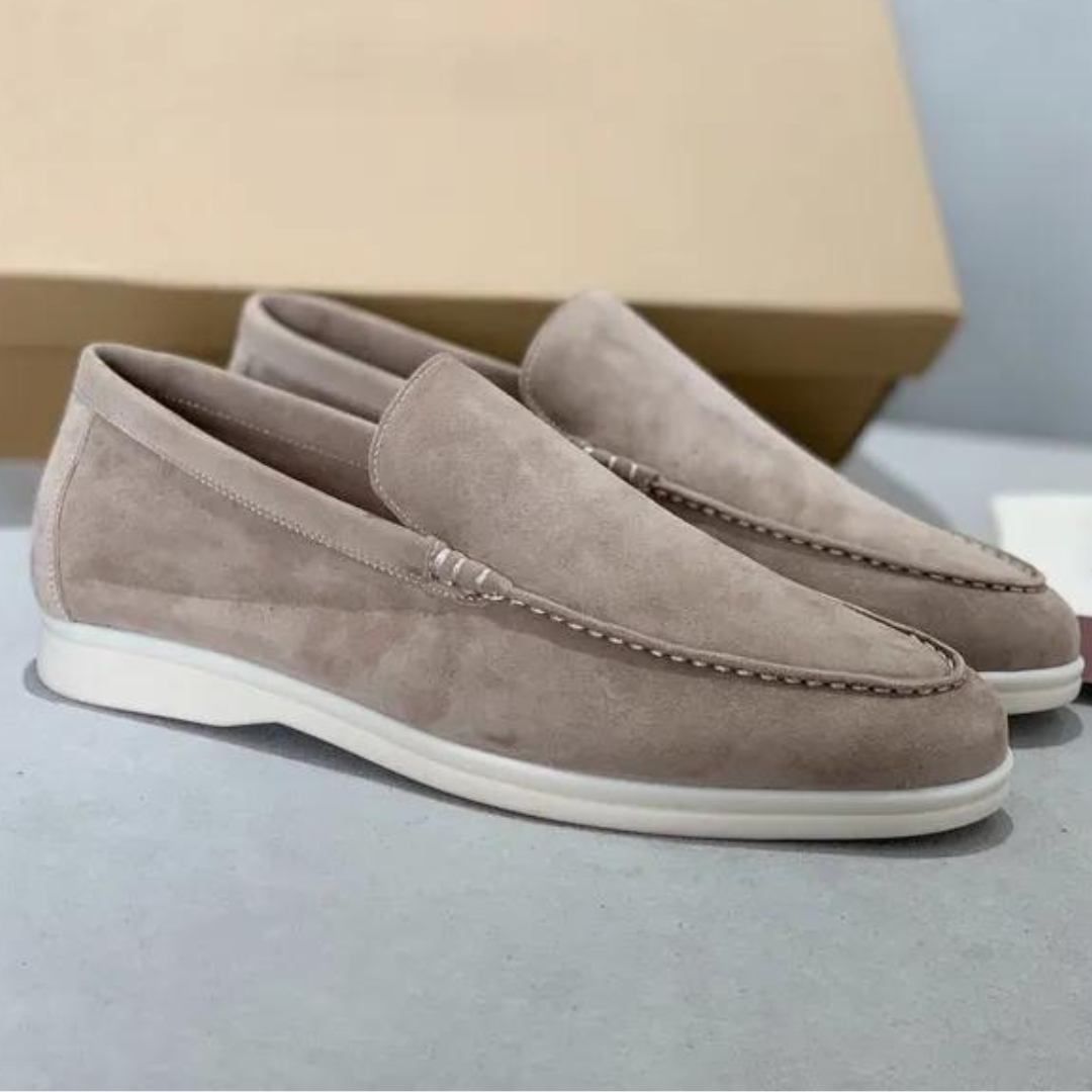 Men's Leather Loafers | Moccasin Slip-On | Ergonomic