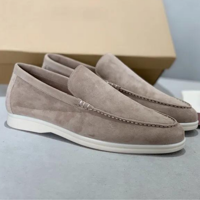 Men's Leather Loafers | Moccasin Slip-On | Ergonomic
