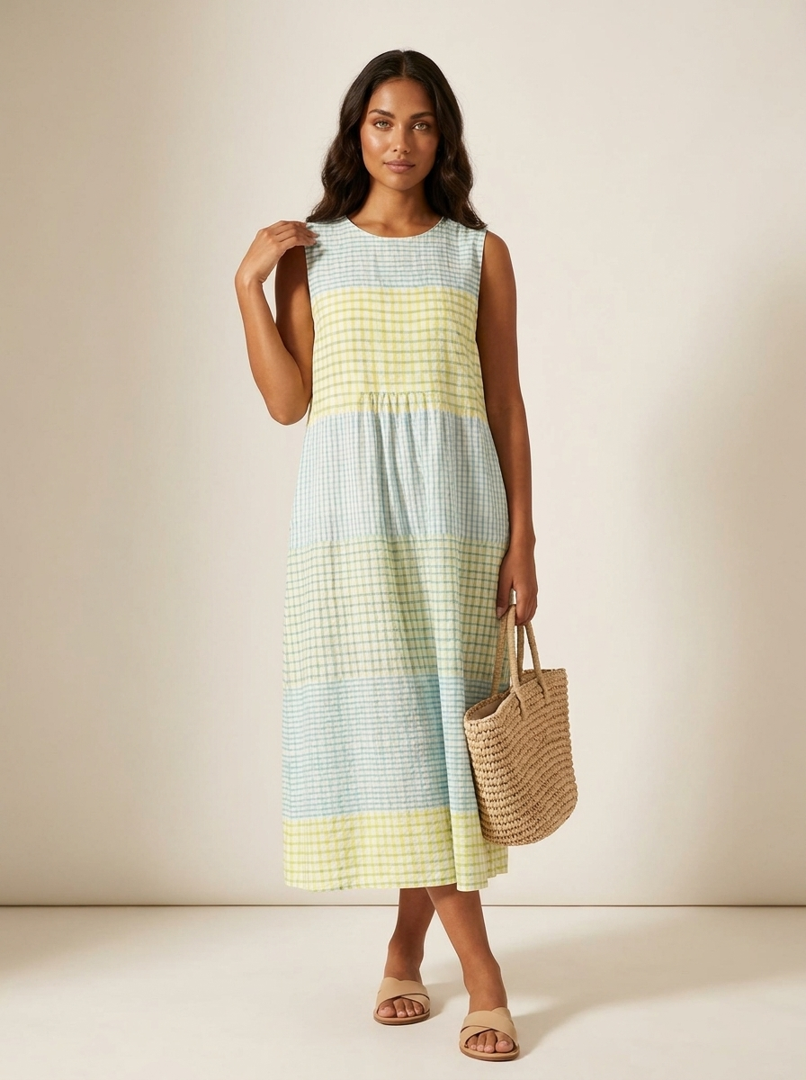 Women's Midi Dress | Strapless, Printed Summer