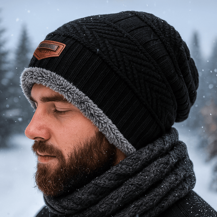 Winter Hat | Unisex, Faux Fur Lining | Warm, Thick