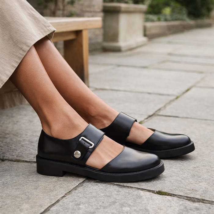 Women's Mary Jane shoes | Orthopedic comfort | Black, Strap