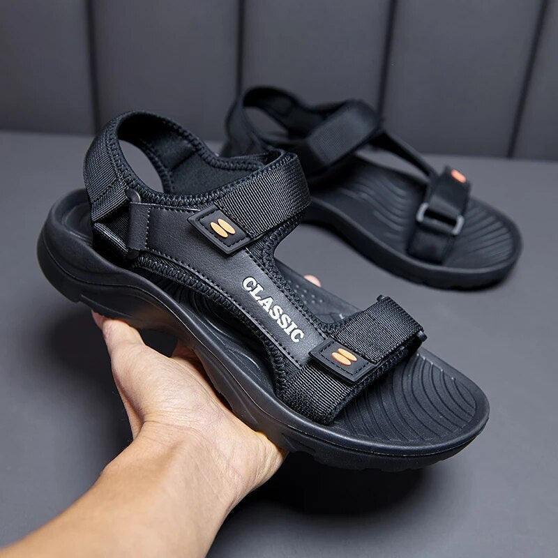 Men's Sandals | Arch Support, Ergonomic Walking Sandals | Velcro Fastening
