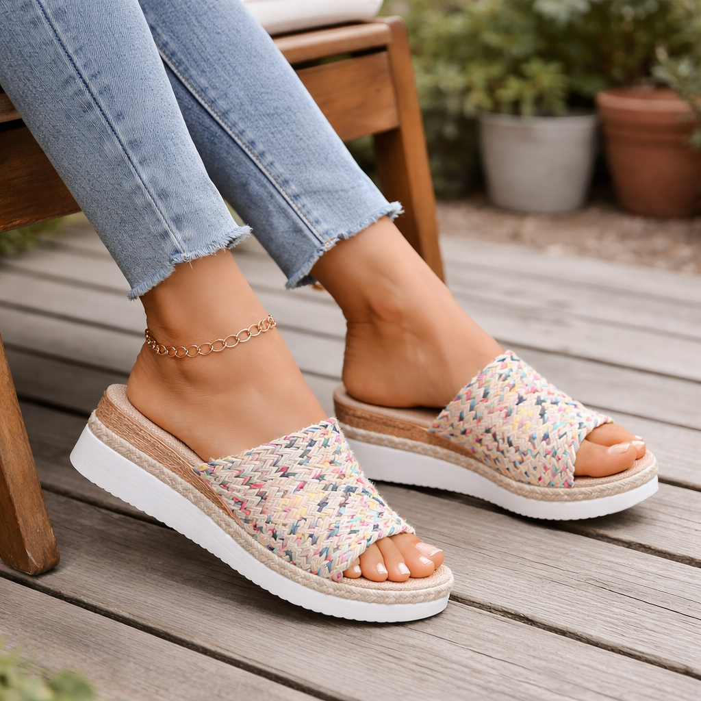 Women's Sandals | Wedge Sole, Woven, Open Toe