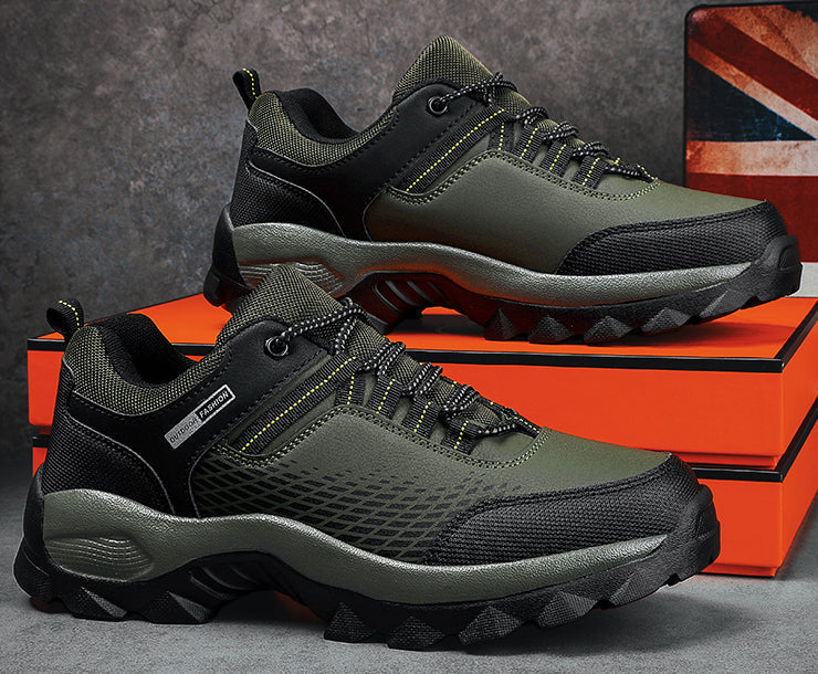 Men's Hiking Boots - Barefoot Style - Lace-Up - Lightweight - Durable
