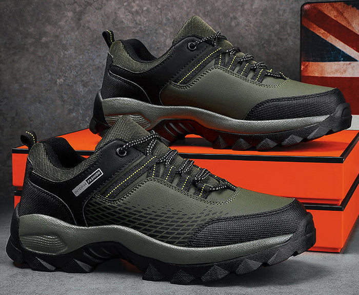 Men's Hiking Boots - Barefoot Style - Lace-Up - Lightweight - Durable
