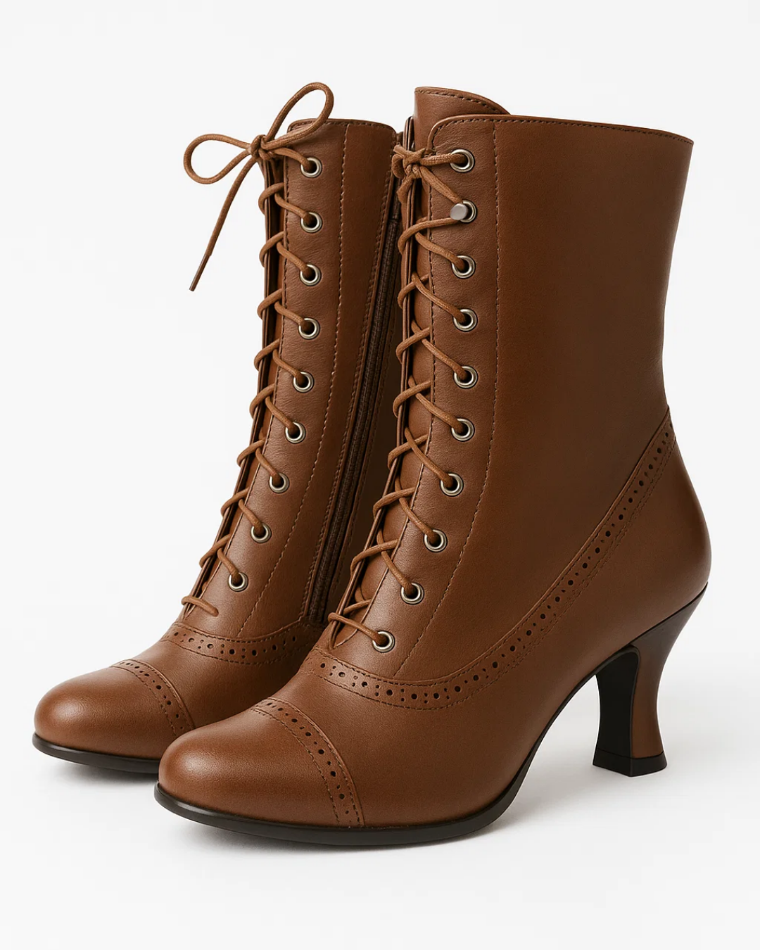 Women's Ankle Boots | Laces, Zipper, High Heel, Retro