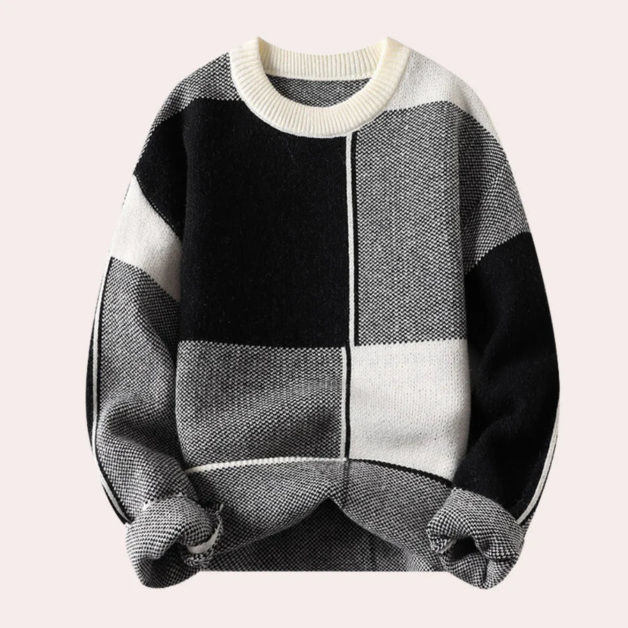 Men's Warm Sweater - Soft Knit - Classic Style