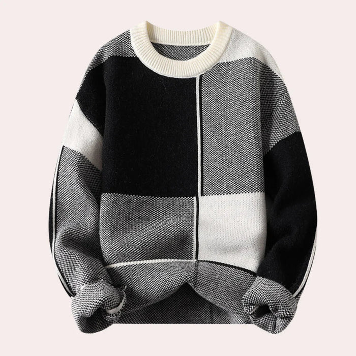 Men's Warm Sweater - Soft Knit - Classic Style