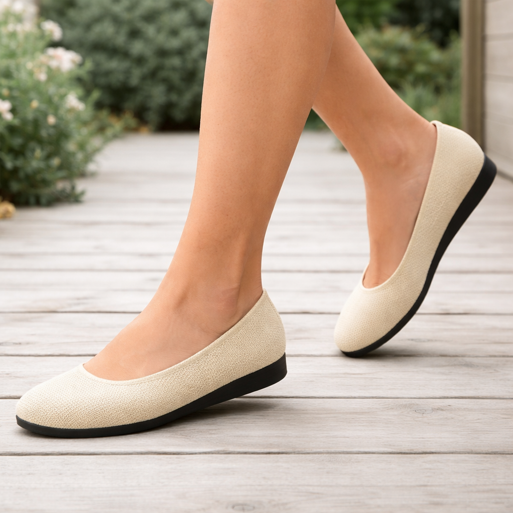 Women's ballet shoes orthopedic with arch support easy to wear