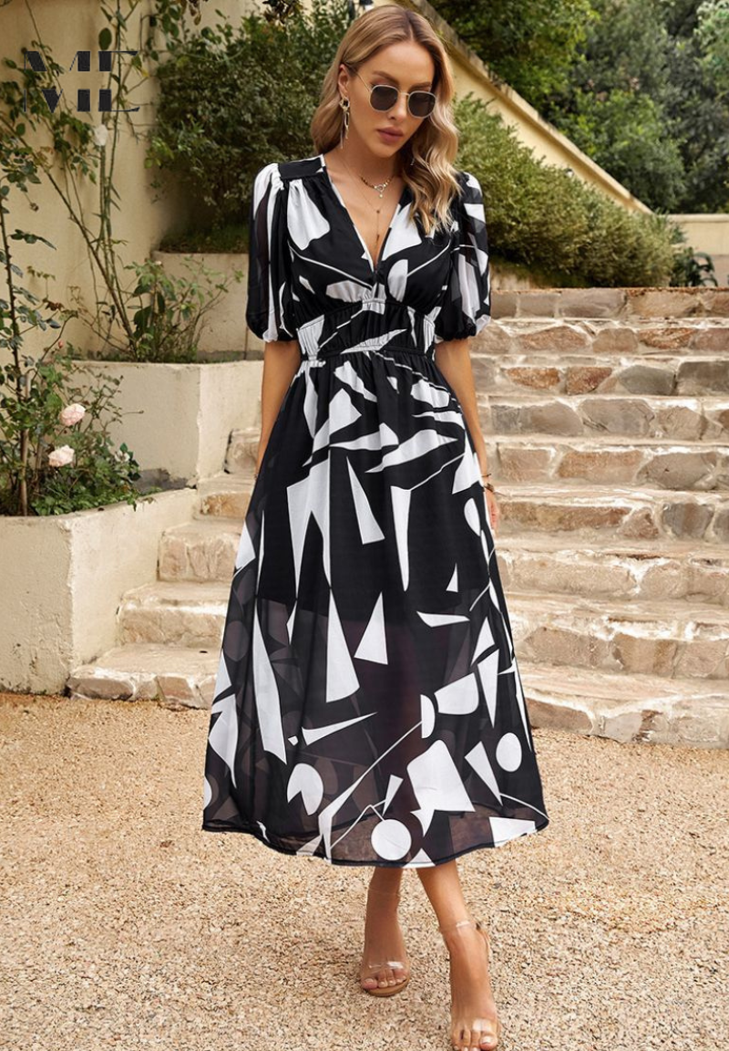 Amelia Floral Midi Dress