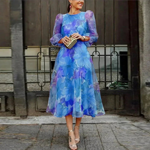 Audrey Floral Midi Dress