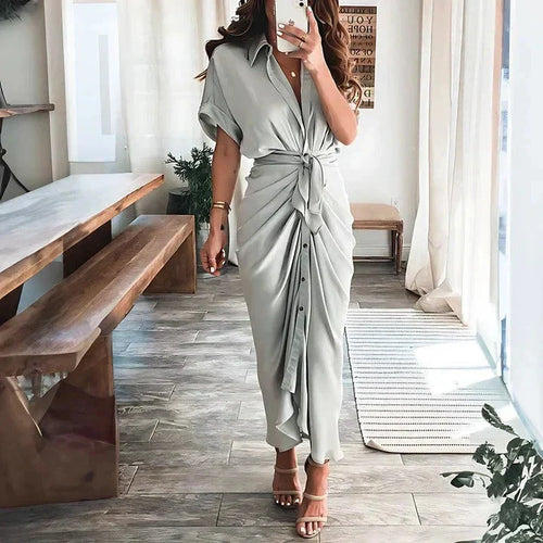 Audrey Wrap Midi Dress