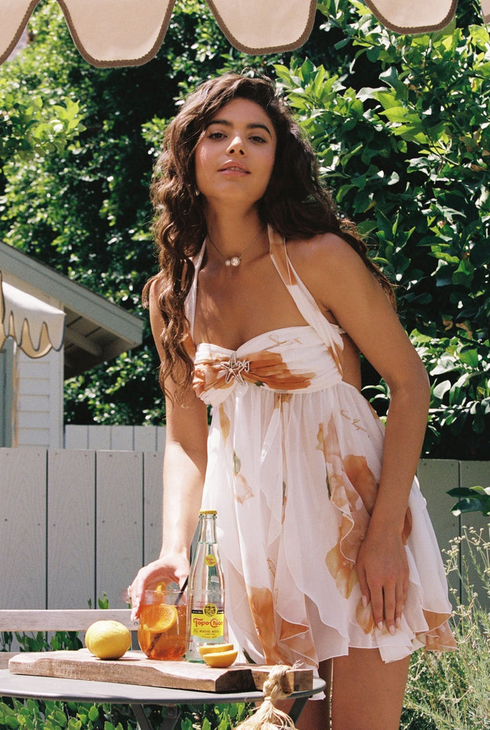 Bliss Ruffled Mini Dress