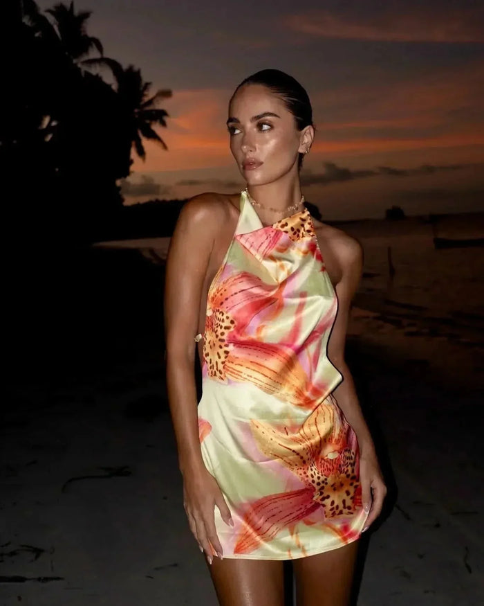 Iris Floral Mini Dress
