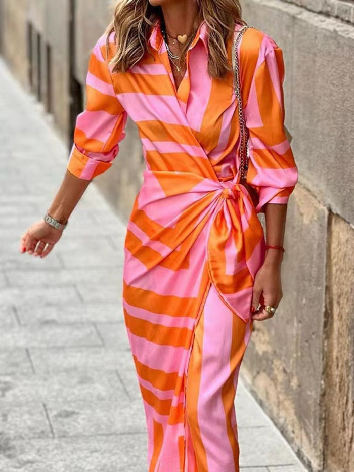 Isabella Wrap Midi Dress