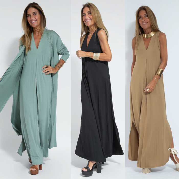 Isadora Draped Maxi Dress