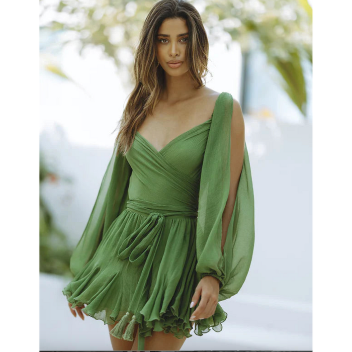 Isadora Wrap Mini Dress